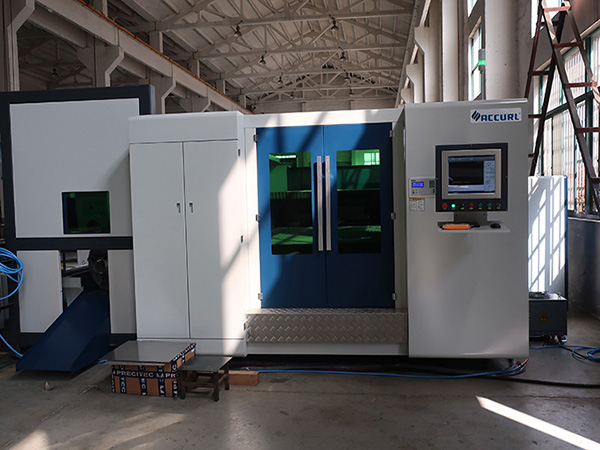 Preço da máquina de corte do laser da fibra do tubo do aço carbono do CNC 3000W inoxidável