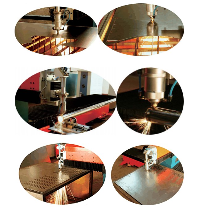 máquina de corte do laser da fibra do carbono, cortador 2000w do metal do laser do cnc para venda